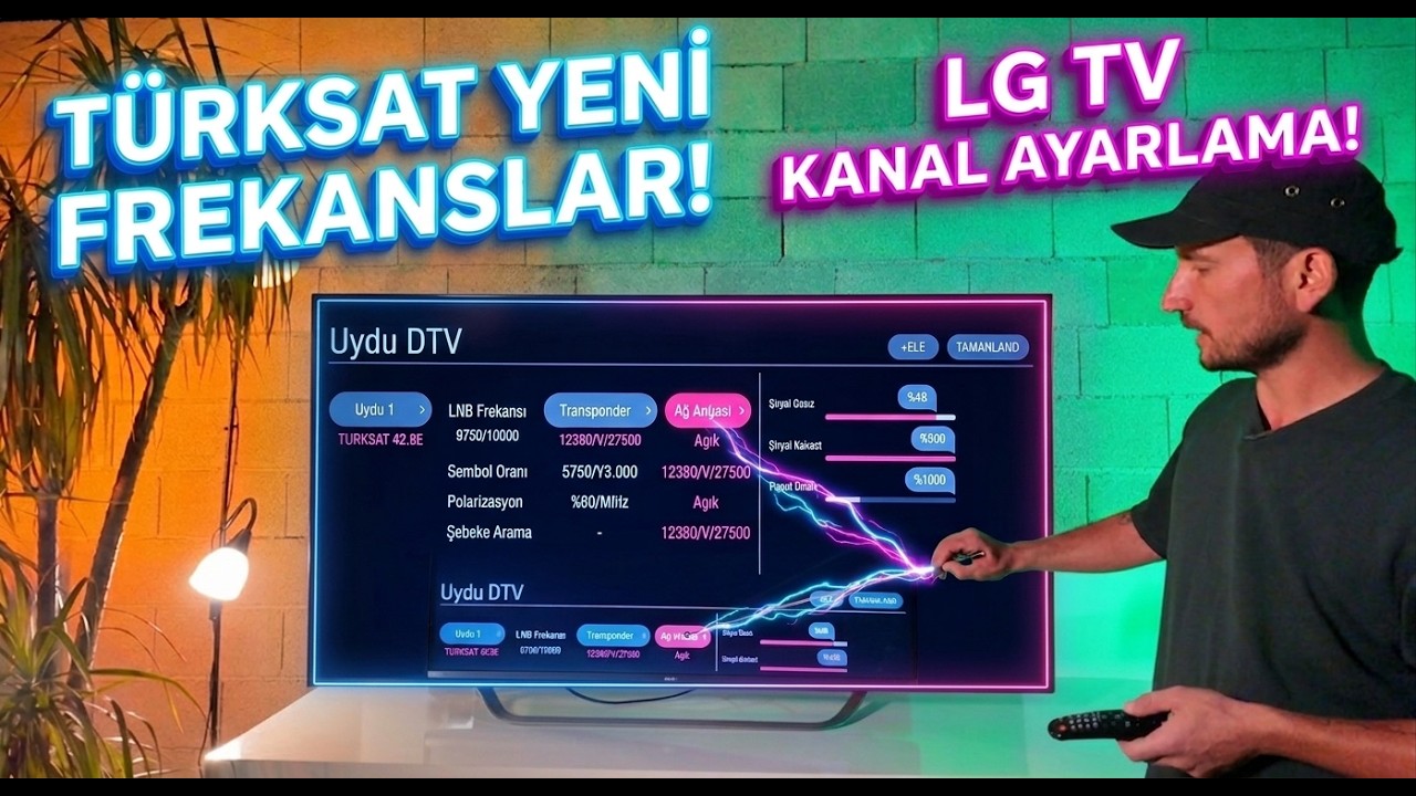 LG TV Kanal Ayarlama | 16 Ağustos 2026 Türksat Yeni Frekans Yükleme