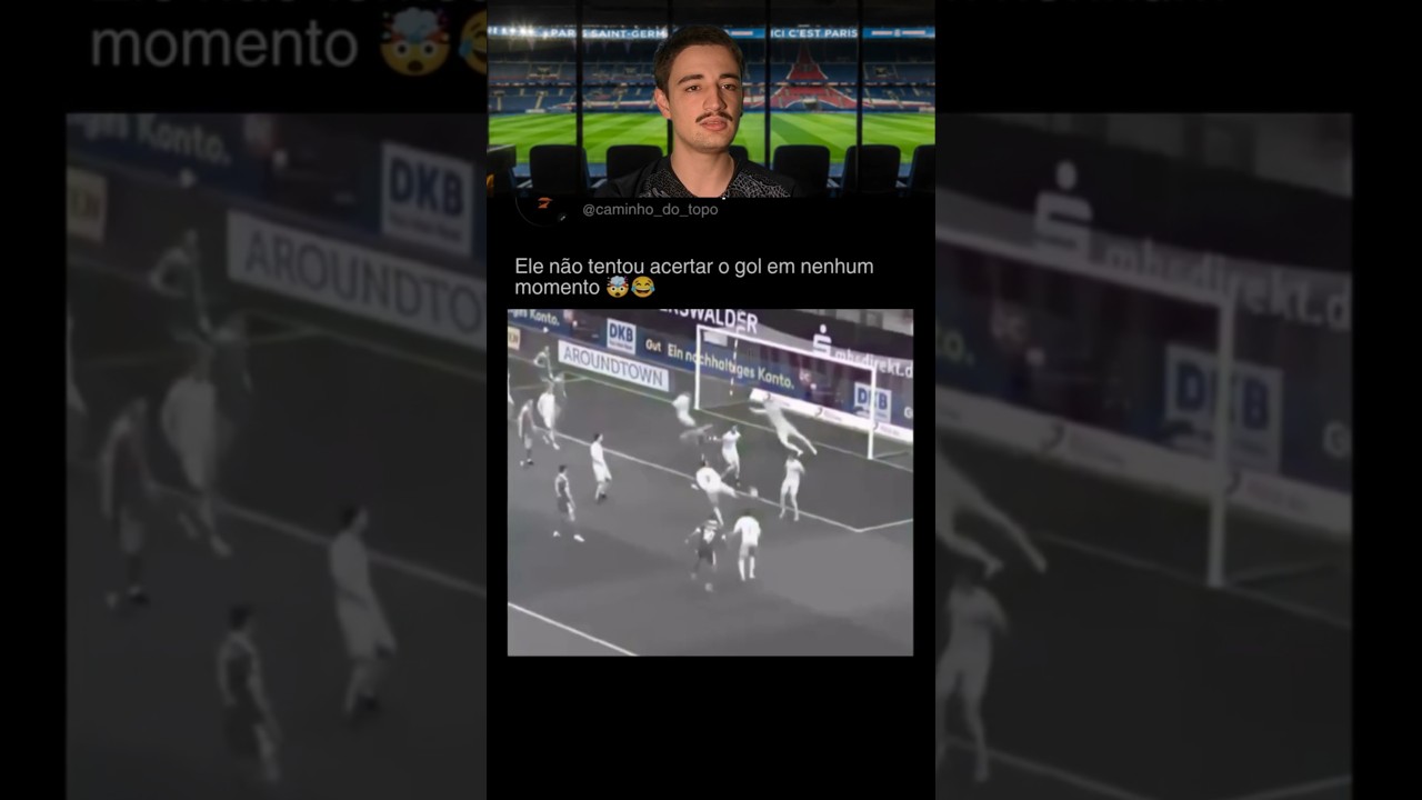 ELE NÃO TENTOU ACERTAR O GOL EM NENHUM MOMENTO