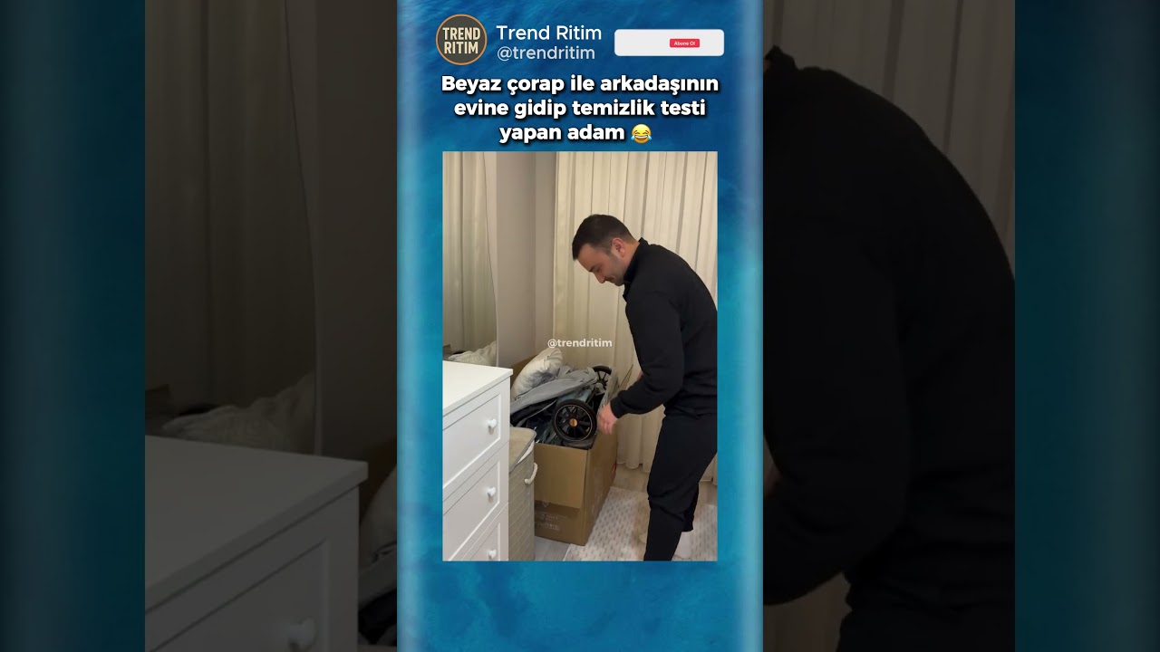 Arkadaşının Evine Gidip Beyaz Çorap Testi Yapan Adam 🤣😆