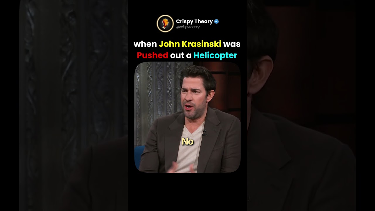 When John Krasinski Was Pushed Out A Helicopter
