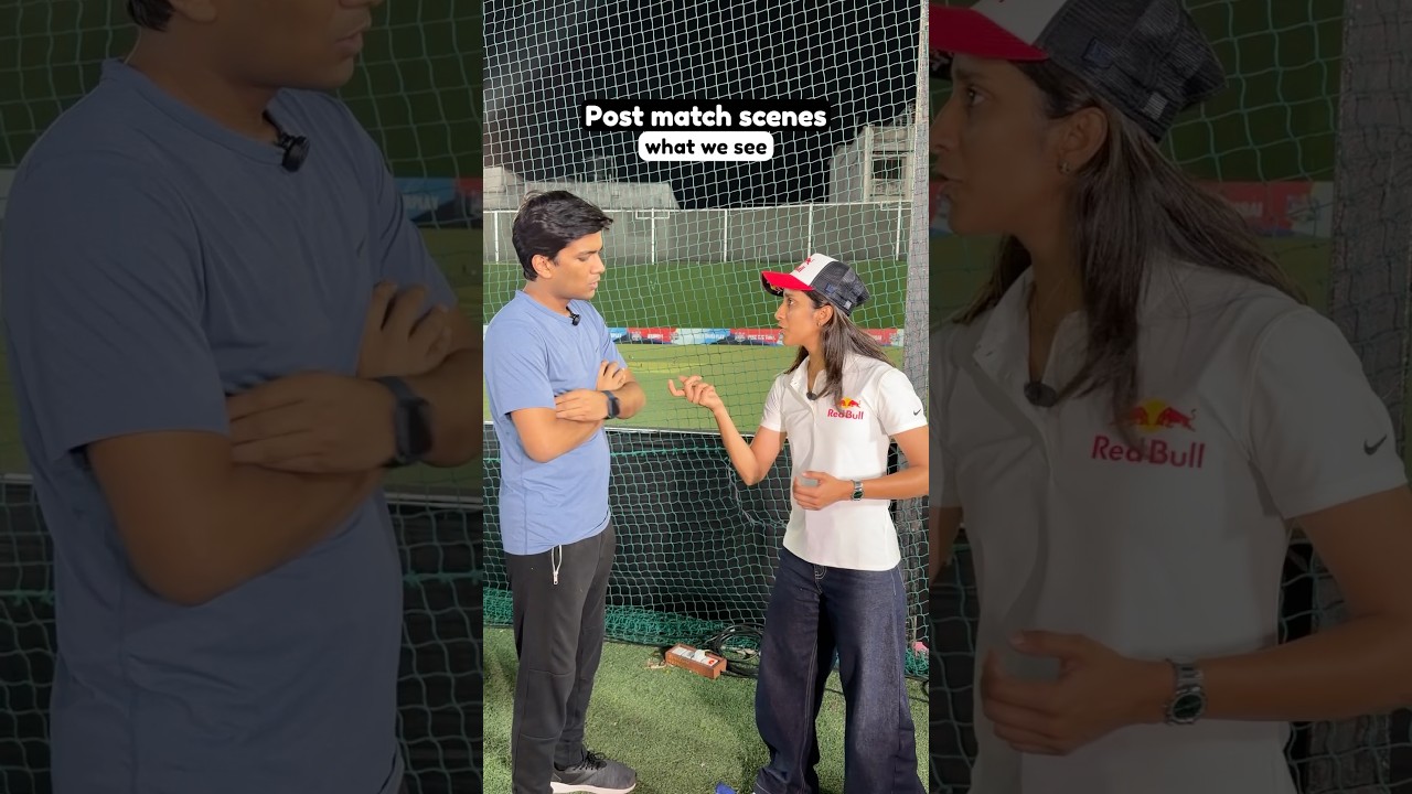 Post Match scenes with Jemimah 🏏 | Manish Kharage #shorts