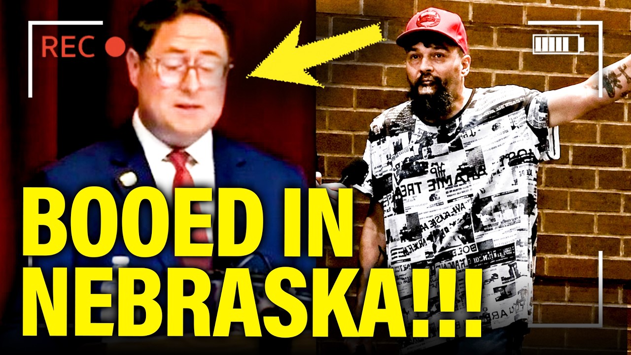 GOP Rep gets BOOED ON STAGE at TOWN HALL…IN NEBRASKA!! - Published by MeidasTouch