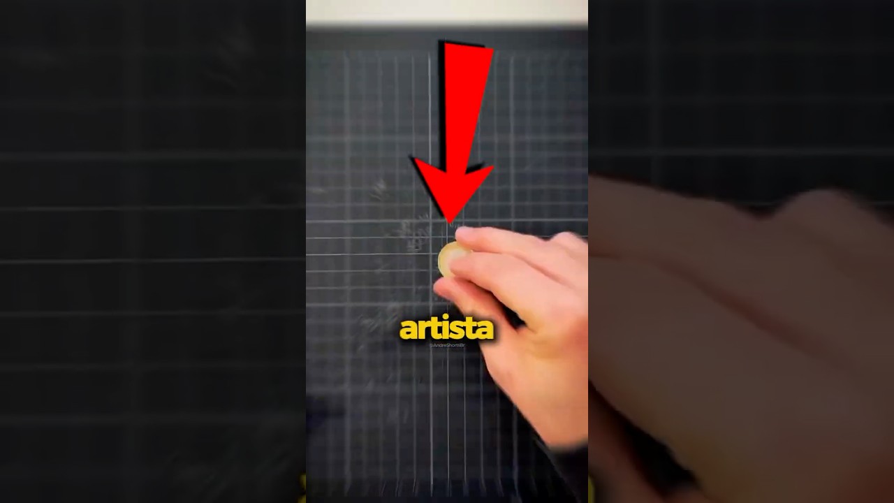 Ele desenha com uma MOEDA! 😮