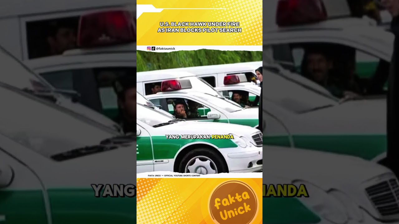 Helikopter Black Hawk Amerika Ditembaki Iran! Gagalkan Misi Pencarian Pilot F-15