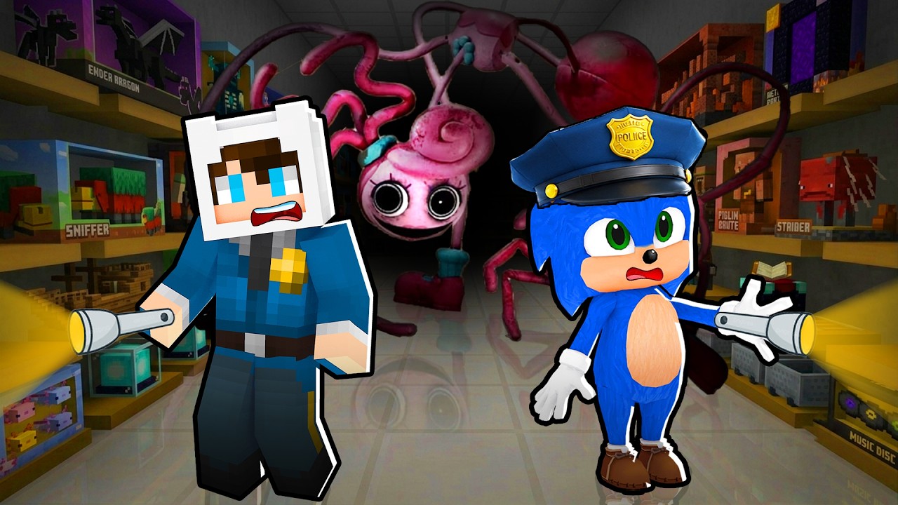 KORKUNÇ OYUNCAK MAĞAZASINDA GECE VARDİYASINDA KALDIK 😱 Minecraft