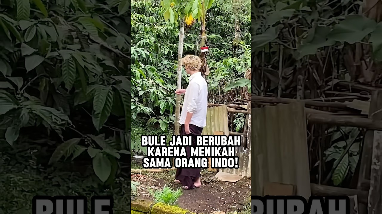 SETELAH MENIKAH BULE JADI MELOKAL 😆 #reaksibule #shorts #viralvideo