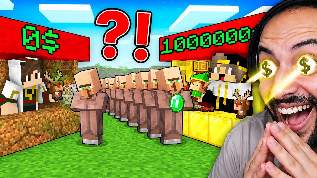 ماين كرافت : تحدي احول متجري الفقير من 0 دايموند الي متجر غني 1000000 دايمون   ..!! 🔥🤑