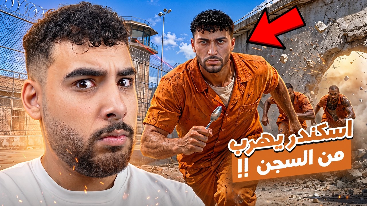 عودة إسكندر في أكبر هروب من السجن👮 | قراند الحياه الواقعية🔥