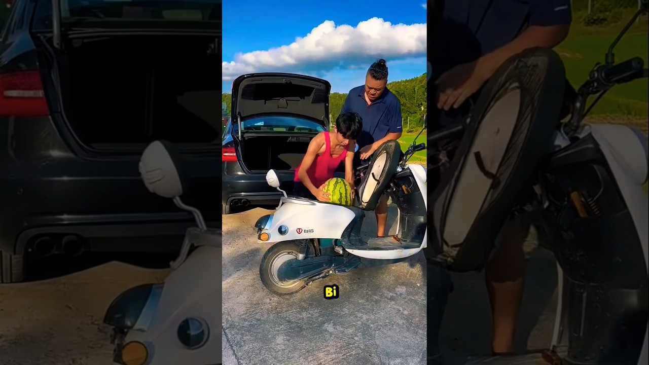 Motosiklet ile Karpuz Nasıl Taşınır