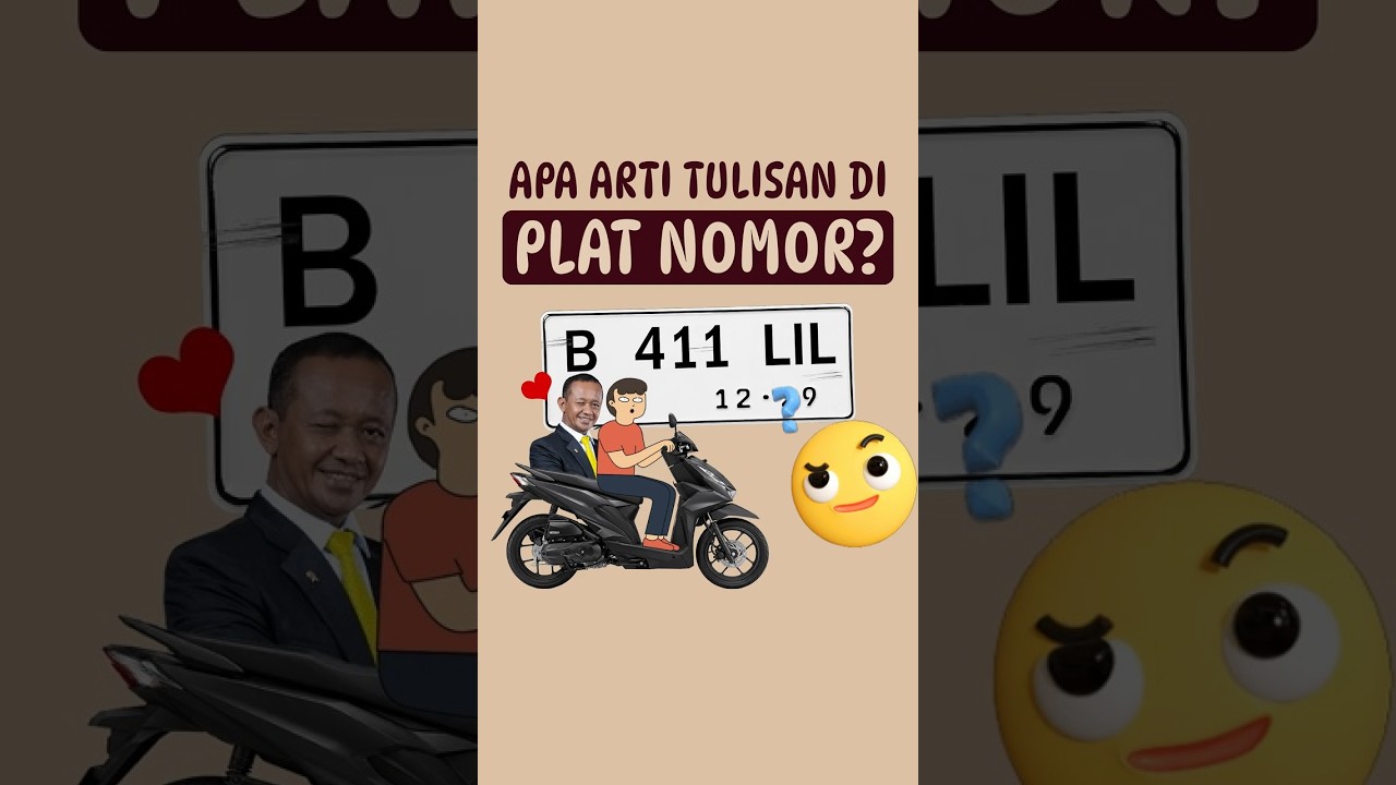Inilah Arti Plat Nomor Kendaraan