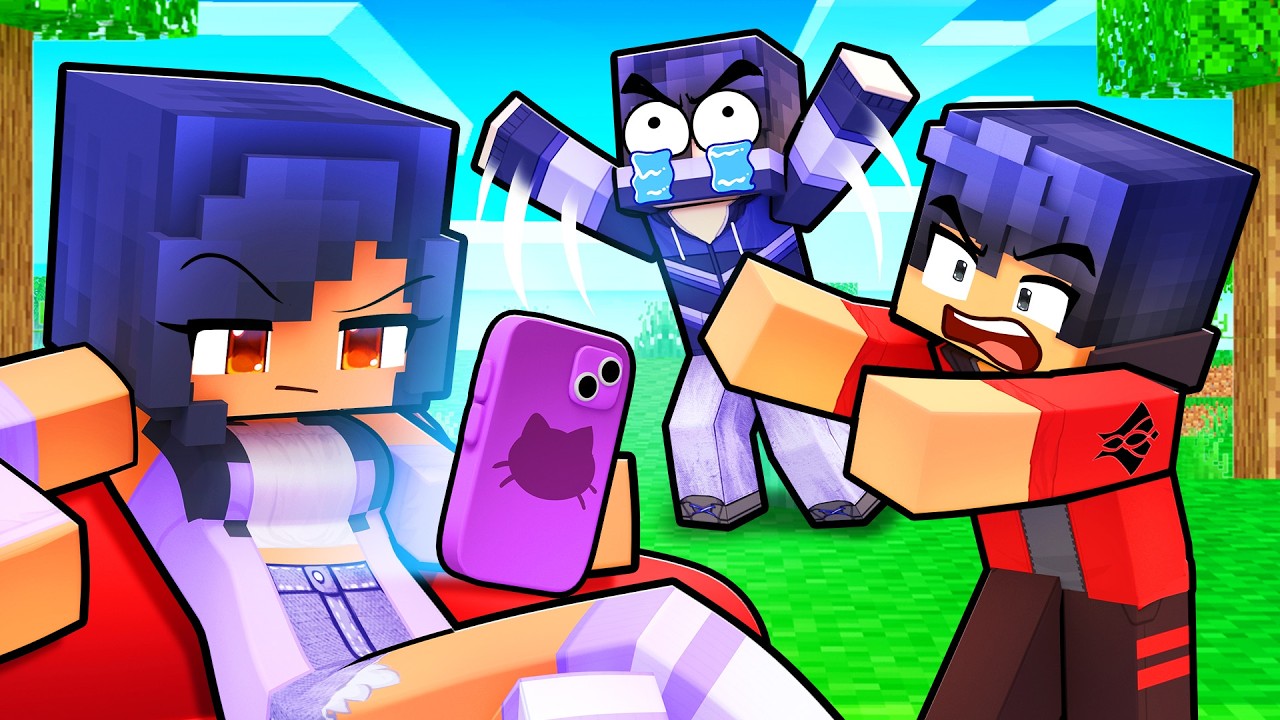 ONLY TEXTING for 24 HOURS in Minecraft! - Published by Aphmau