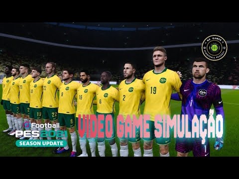  SIMULAÇÃO DIGITAL AUSTRÁLIA X EGITO GAMEPLAY INCRIVEL NO PC PES21 