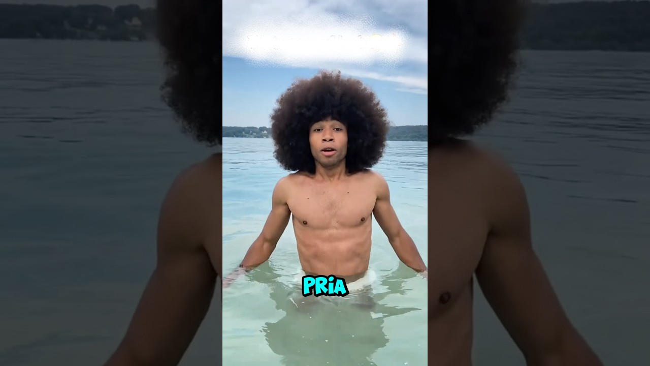 tantangan untuk rambut tahan air💦 #shortsviral