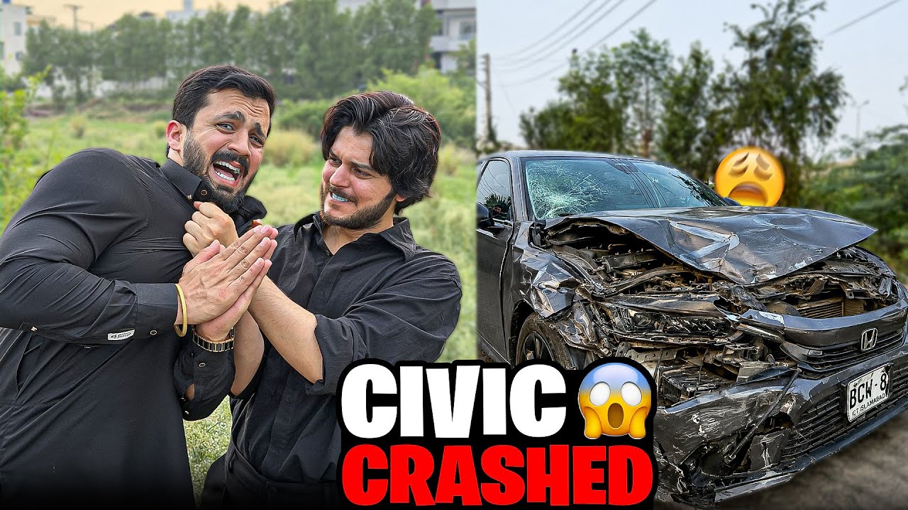 Nadeem’s Civic hit & Crashed by me😭Showroom ki ownership change ho gai😱