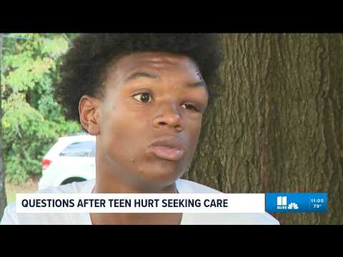 Questions raised after teen hurt seeking care