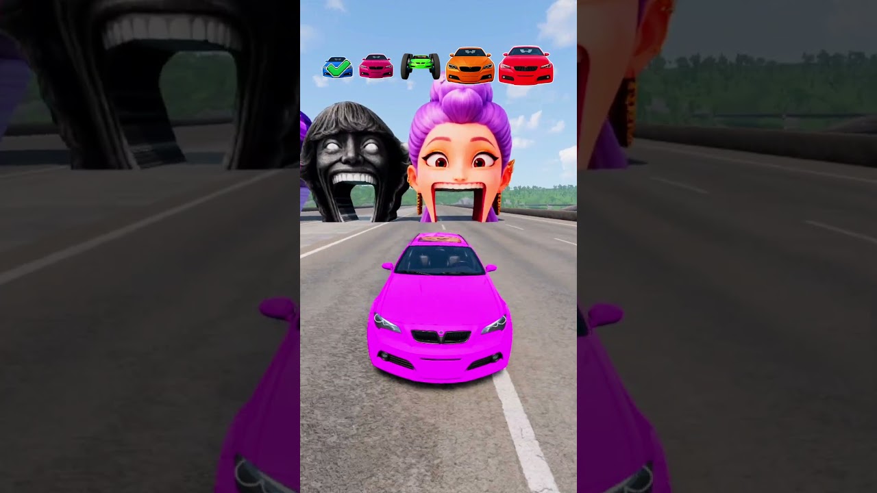 Big & Small Cars VS Rumi X 67 X Rumi  #beamng #kpop