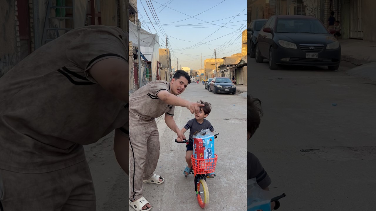اموري دزيته كروه بالباسكل😂