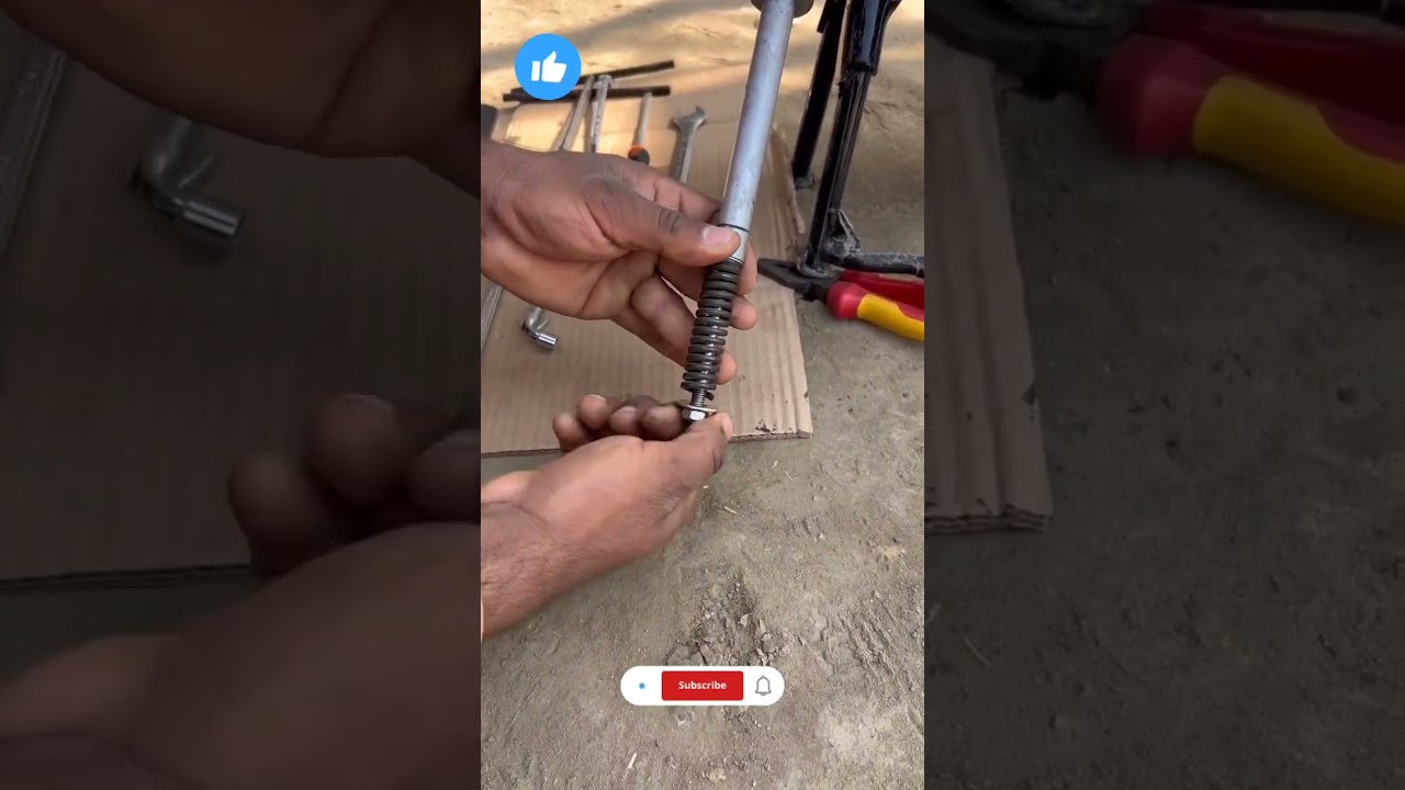 bike side stand automatic adjustable || side stand jugaad #bike #mechanicaljugaad #viralshort #yt