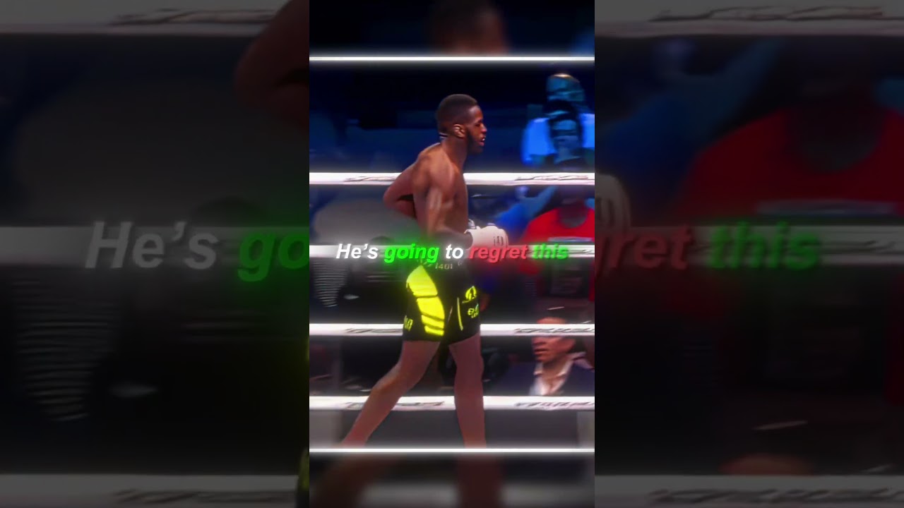 0% respect 😟#ufc #mma