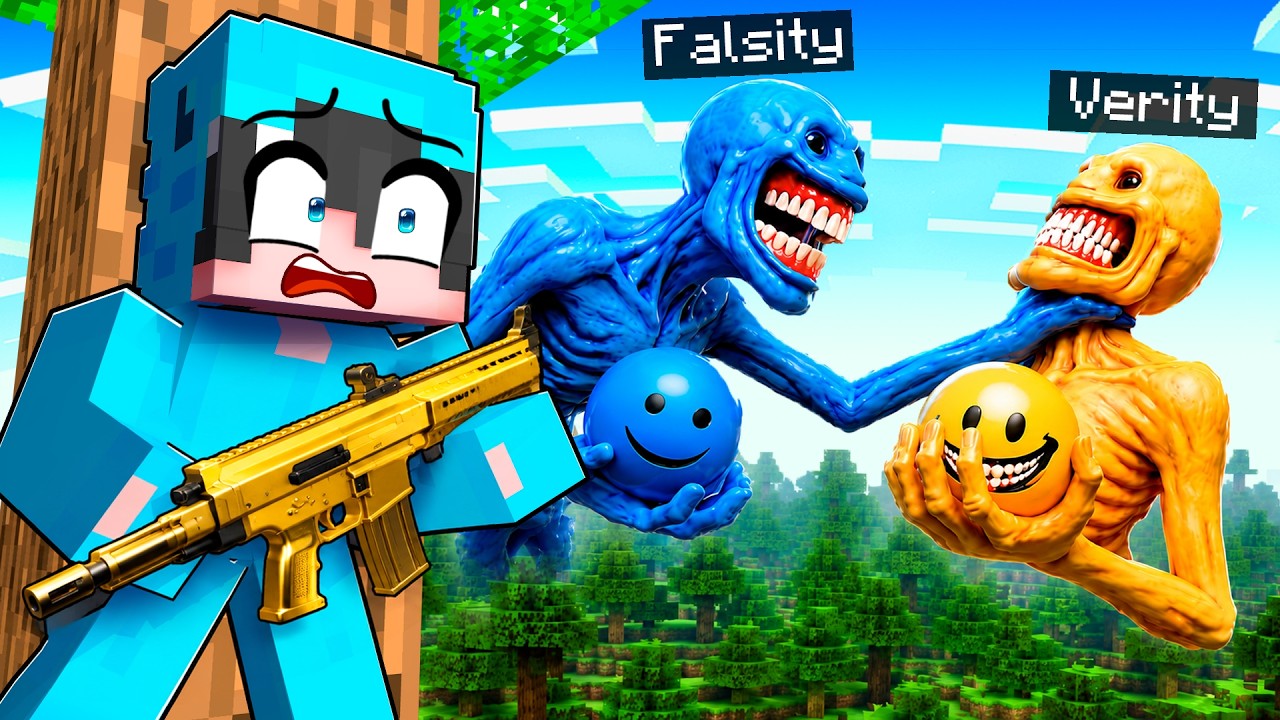 Usé ARMAS para Acabar con VERITY y FALSITY en Minecraft...