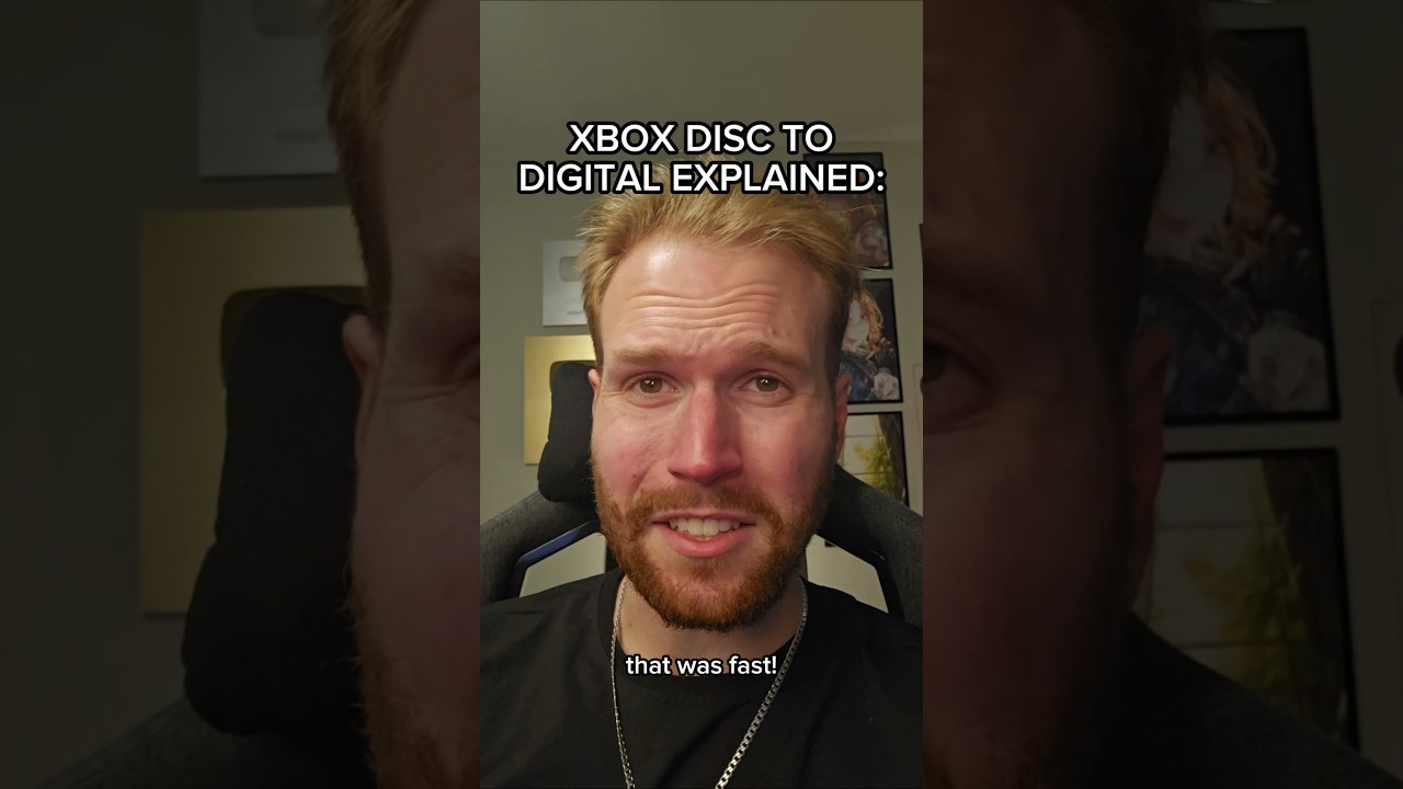 XBOX DISC TO DIGITAL EXPLAINED #shorts