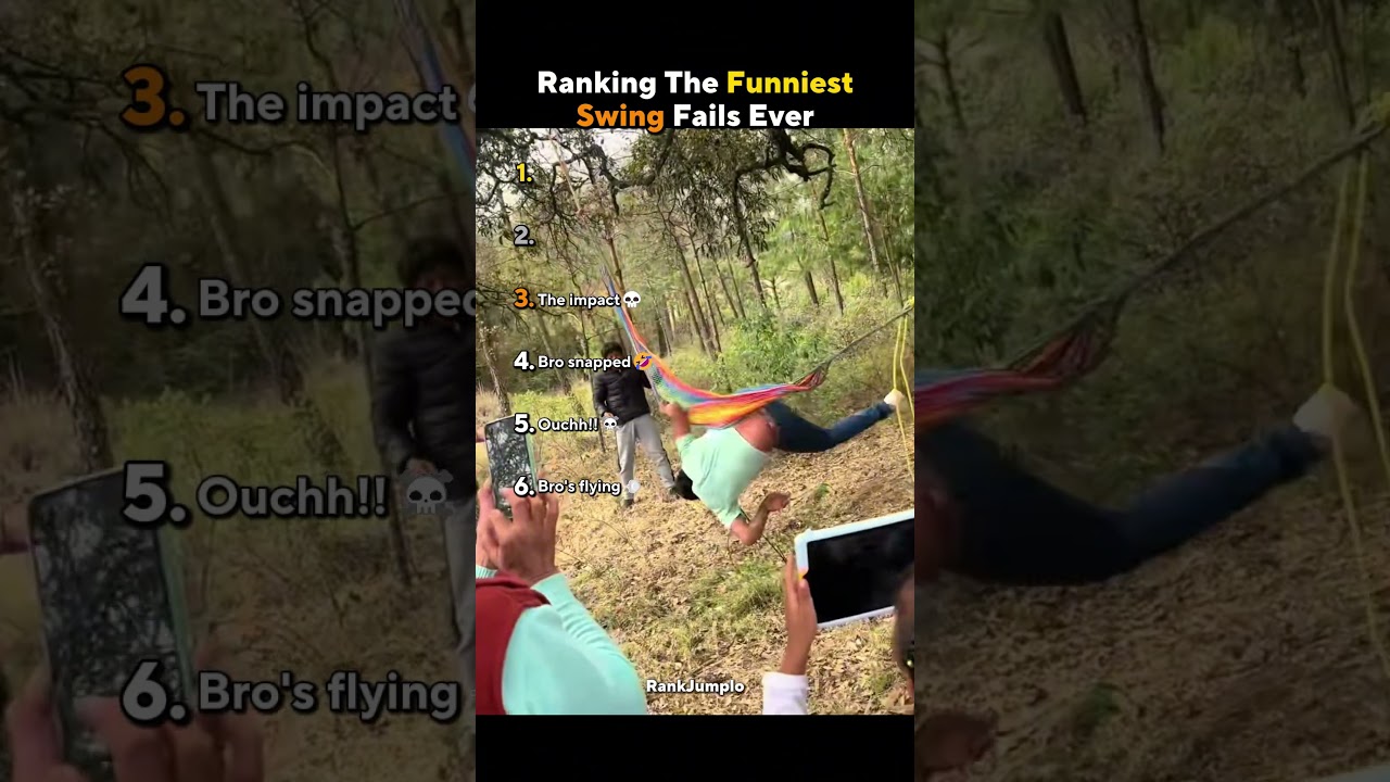 Ranking the funniest swing fails ever 💀🗿 #usa