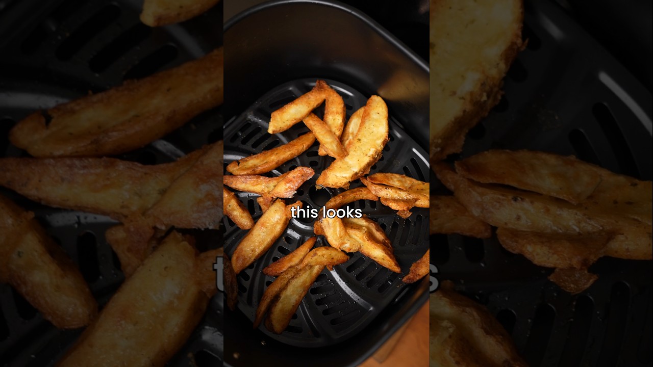 Crispiest air fryer fries @JoshuaWeissman #shorts - Published by SauccEats