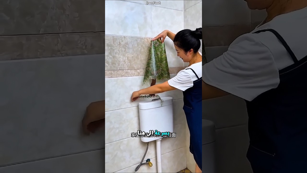 اللحظة التي ظن فيها الجميع أن البيت سيتحطم بسبب ملصق حائط؟🏠🤯