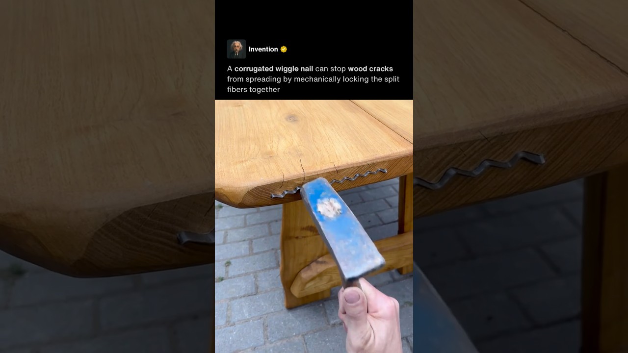Preventing Split Wood with Wiggle Nails 🔨