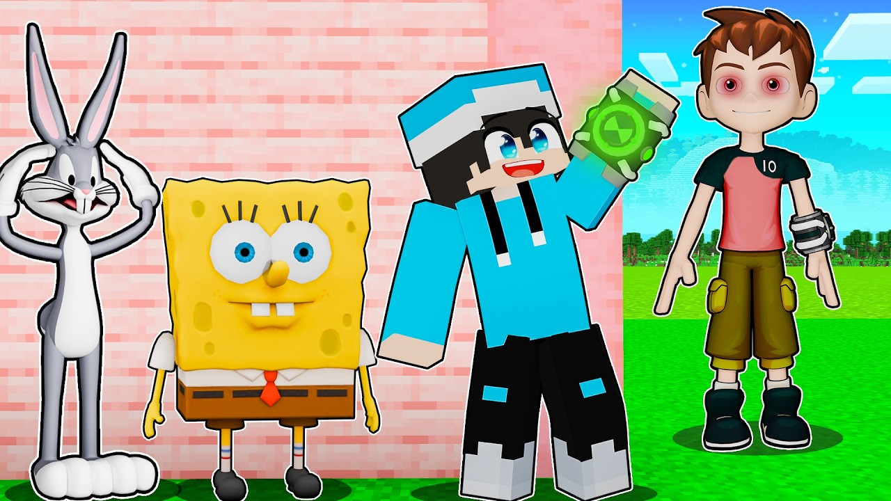 ماين كرافت لكن سرقنا ساعة بن 10 الشرير !!؟ ⌚🤯