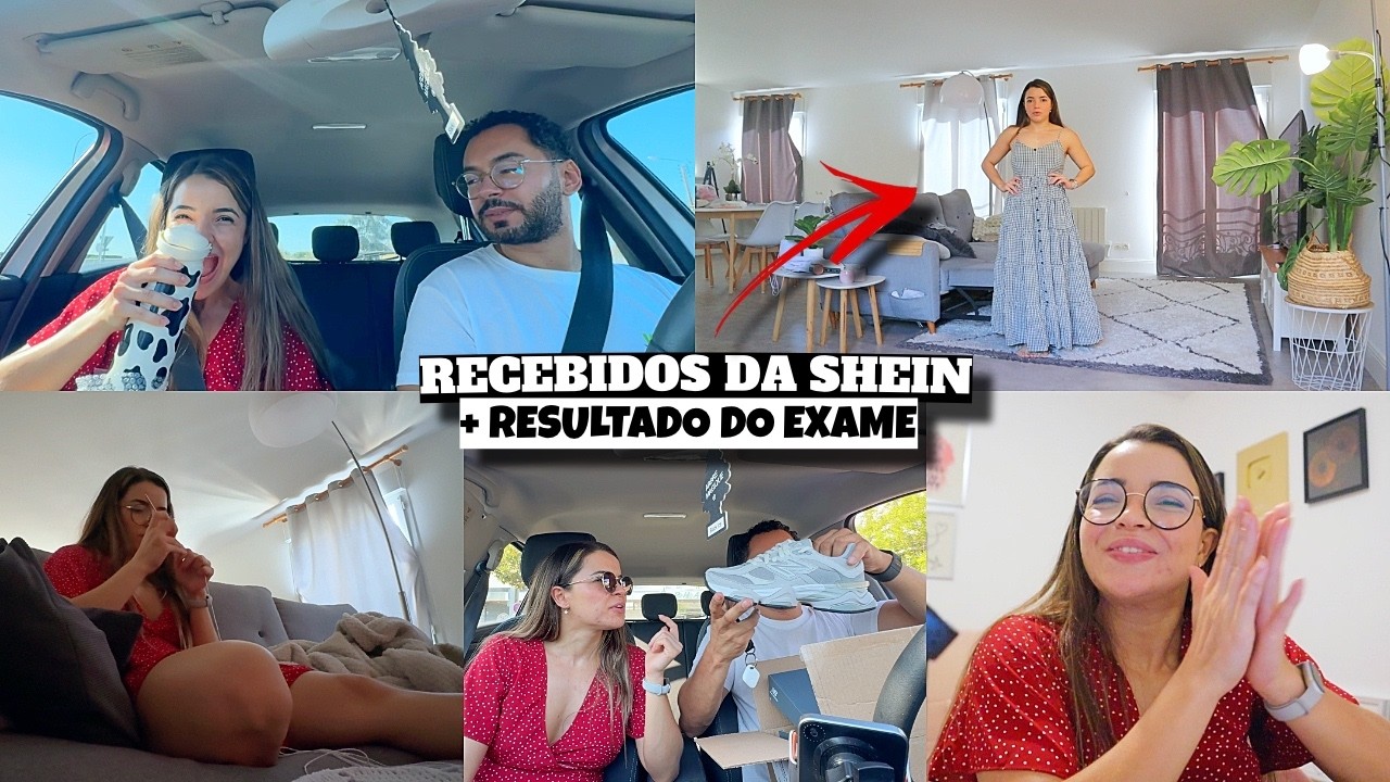 RECEBIDOS DA SHEIN, RESULTADO DO EXAME, COMPRINHAS e muito mais ❤️ - Bruna Paula