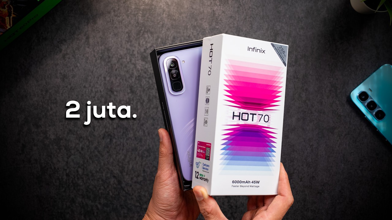 HP murah bagus versi 2026 - Unboxing Infinix HOT 70 Indonesia!