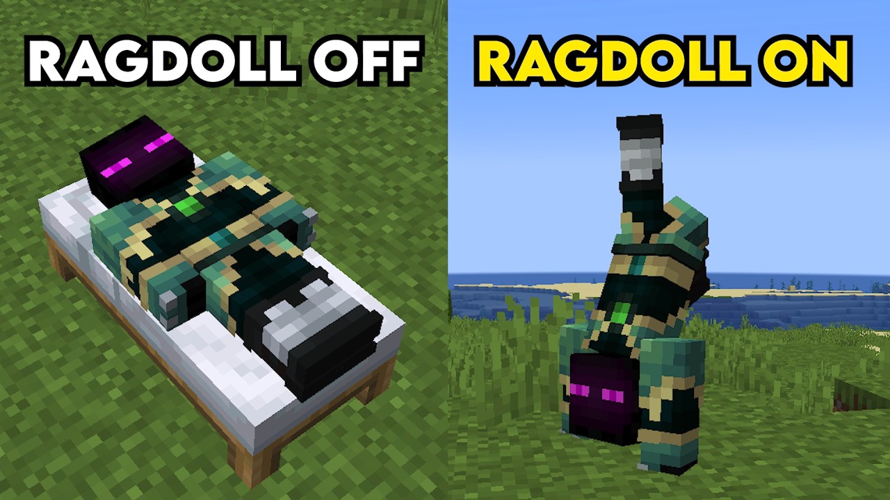 Aku Pasang Ragdoll Physics di Minecraft...