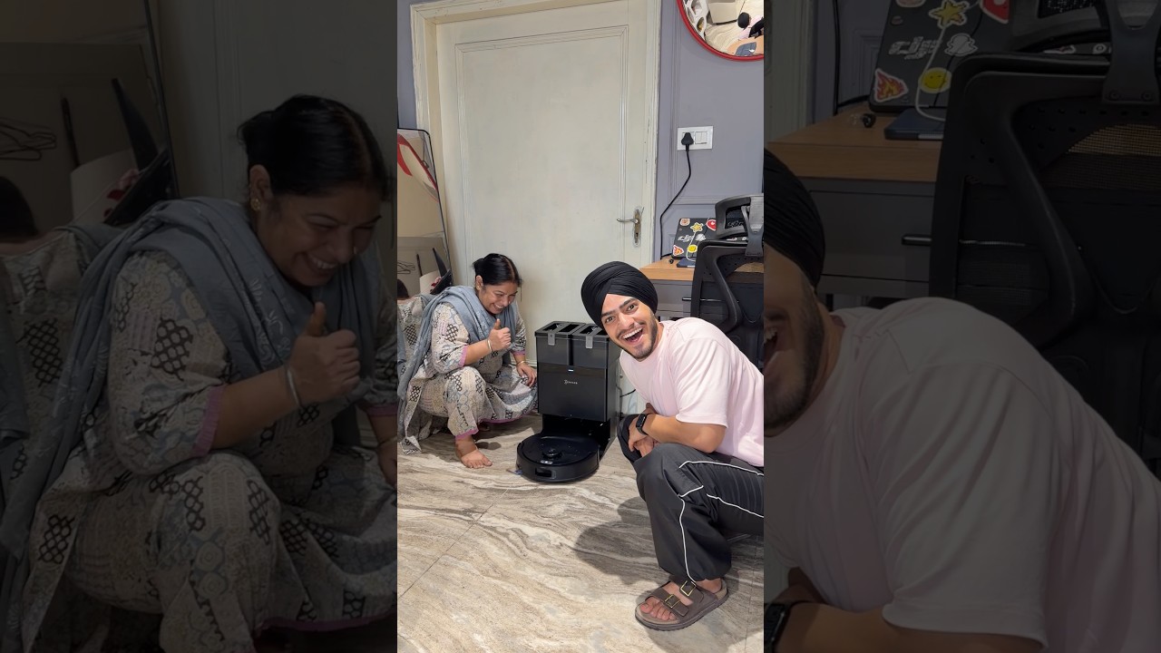 Mummy ke liye maine Robotic Vaccum Cleaner mangwaya 😱 | surprise gift #shorts #shortsfeed