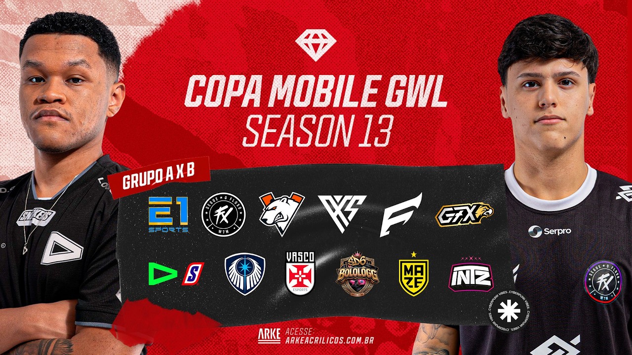 🔴 COPA MOBILE GWL - GRUPOS A x B #freefire