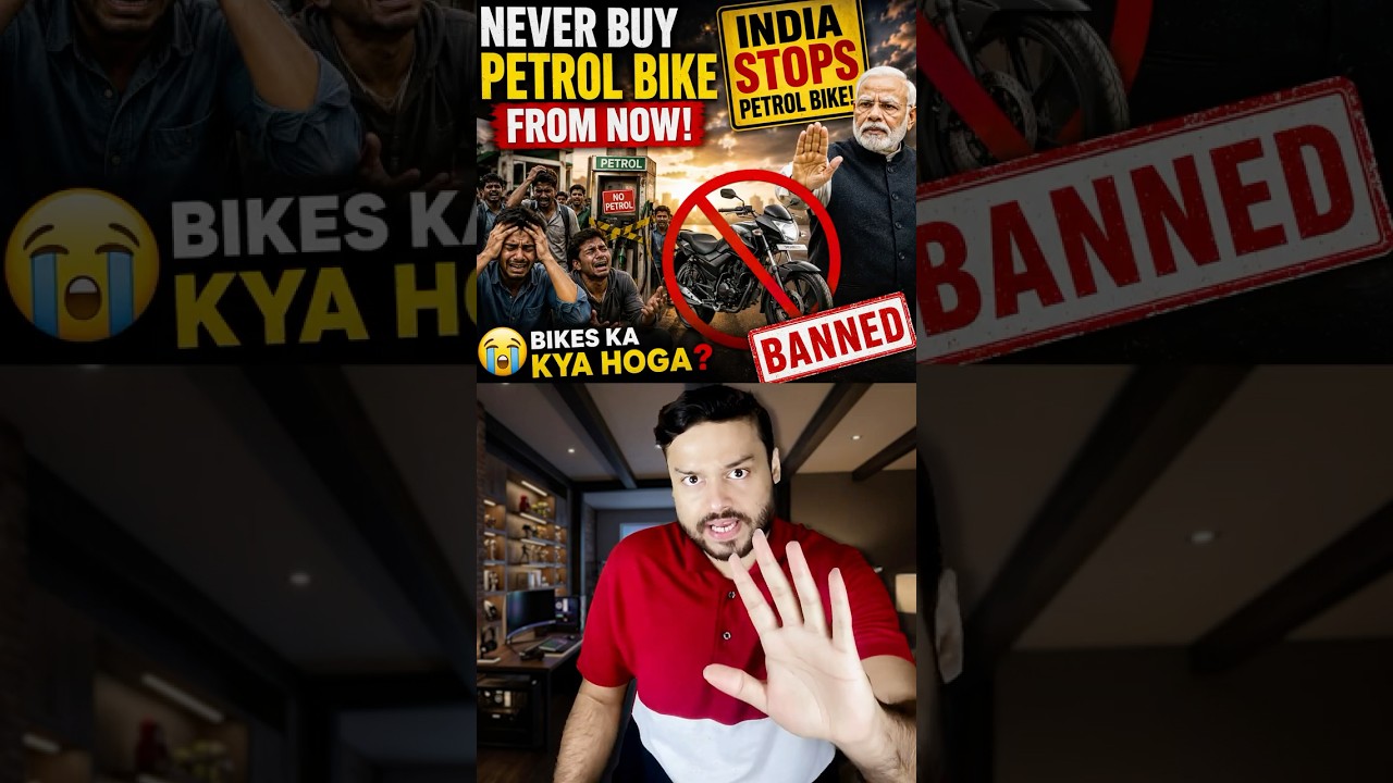 THROW AWAY Your Bikes: India's NEW LAW: PETROL Bikes STOPPED, Electric ON! #shorts