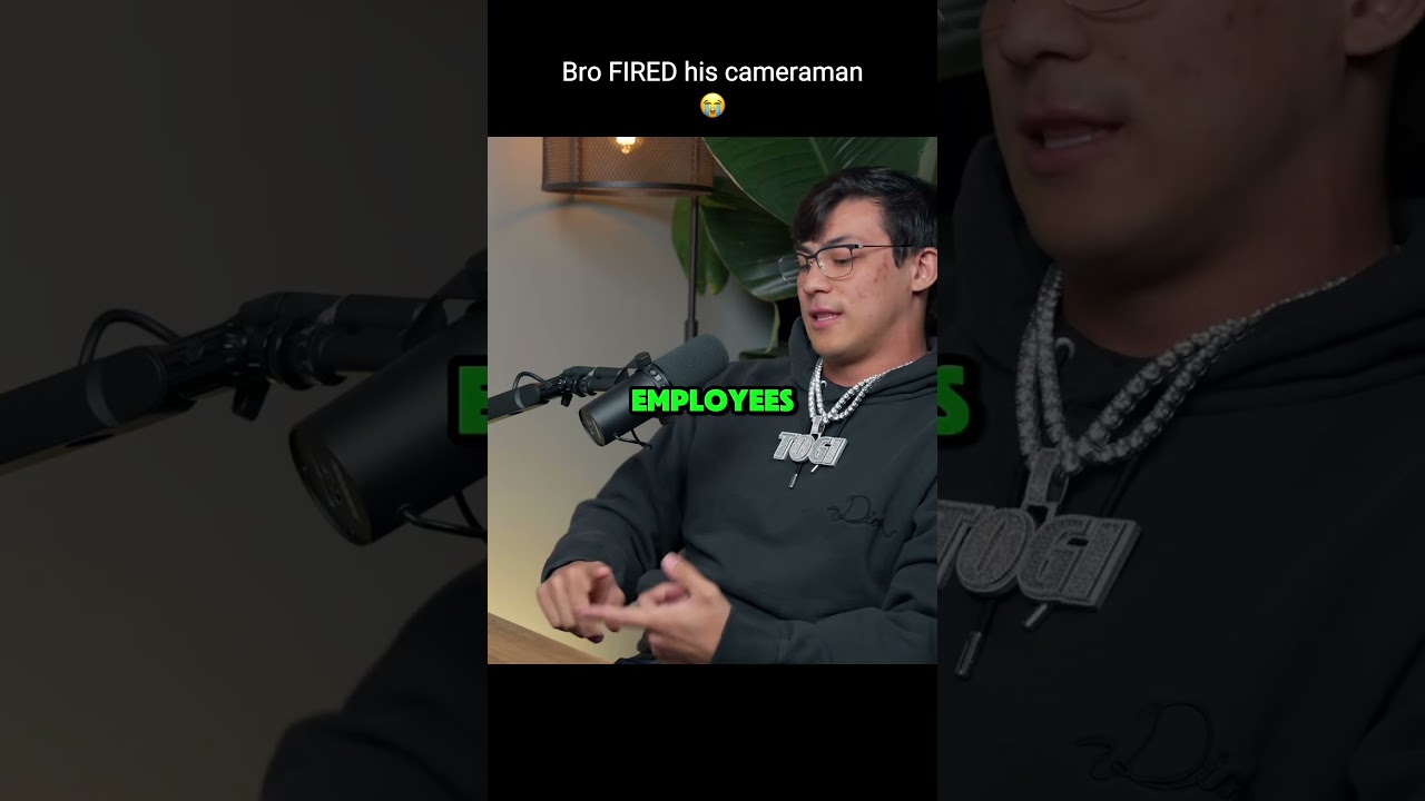 Poor cameraman 😂 #funny #podcast #joke #togi #shorts