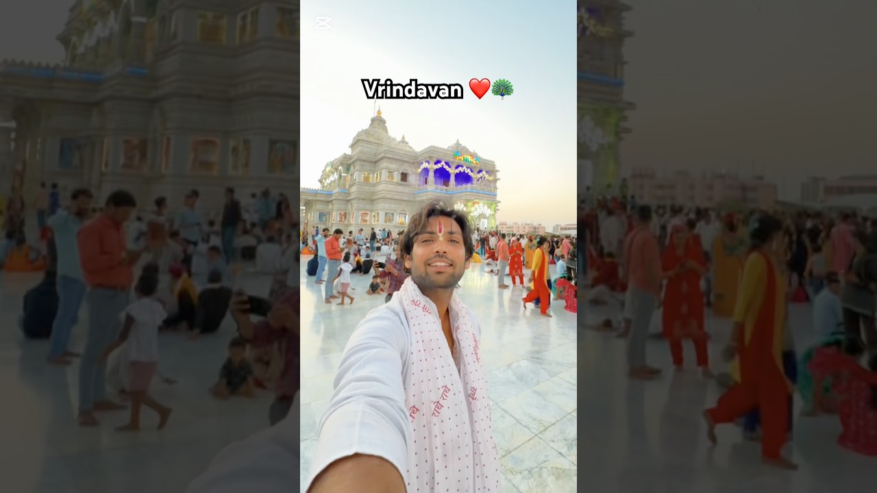 Vijay went to Vrindavan 🦚❤️🥹 | Vijay Saiwal | #shorts #school #schoollife #vrindavan