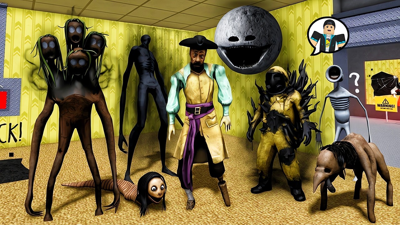 AYE!! Pirate Clark Anomali & SCP Morph Terbaru di Backrooms 💀🥶💀 | SCP Morph Indonesia