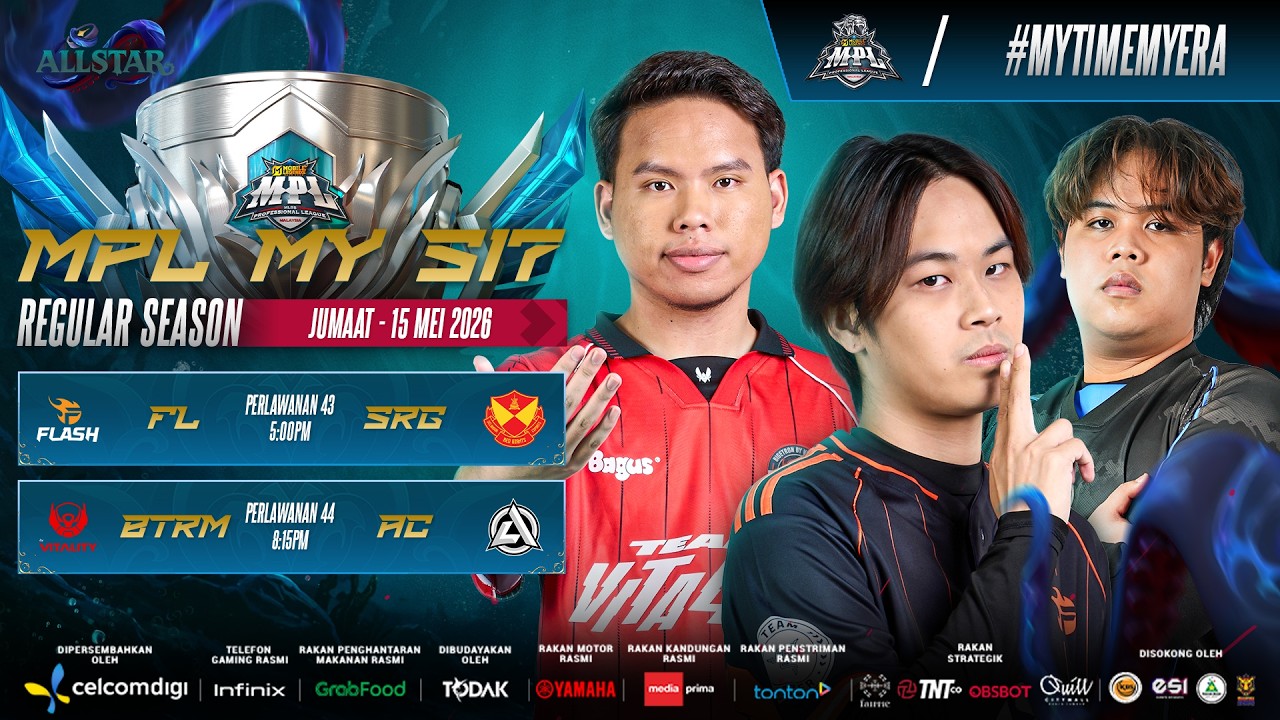 LIVE | [BM] MPL MY Season 17 Minggu 7 Hari 1