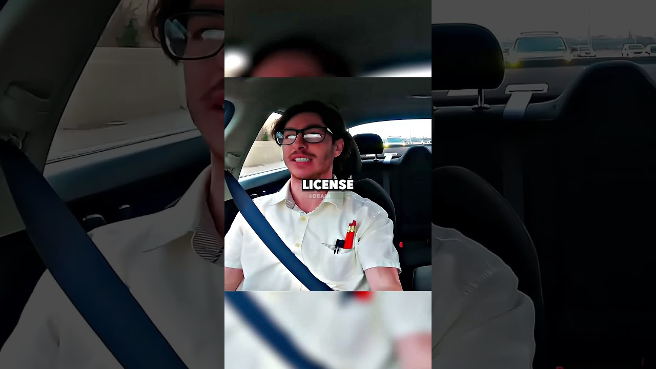 License Takes His Driving Test @not.license - Published by DrainCams