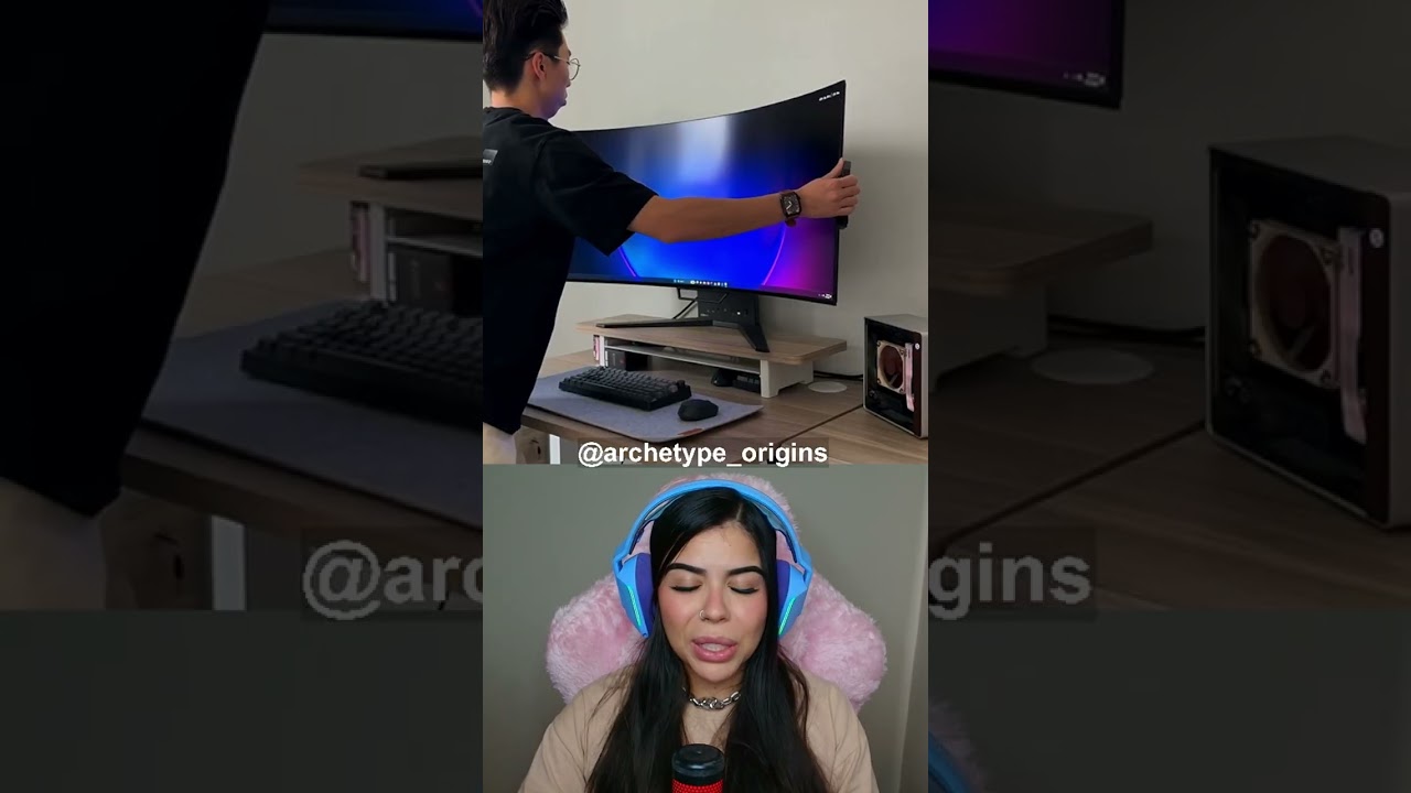 Como NÃO Curvar o Monitor #shorts