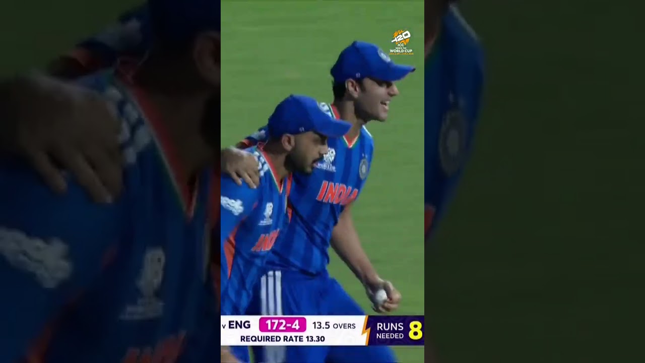 Outstanding relay catch by Axar and Dube ends Jacks' stay | T20 World Cup 2026
