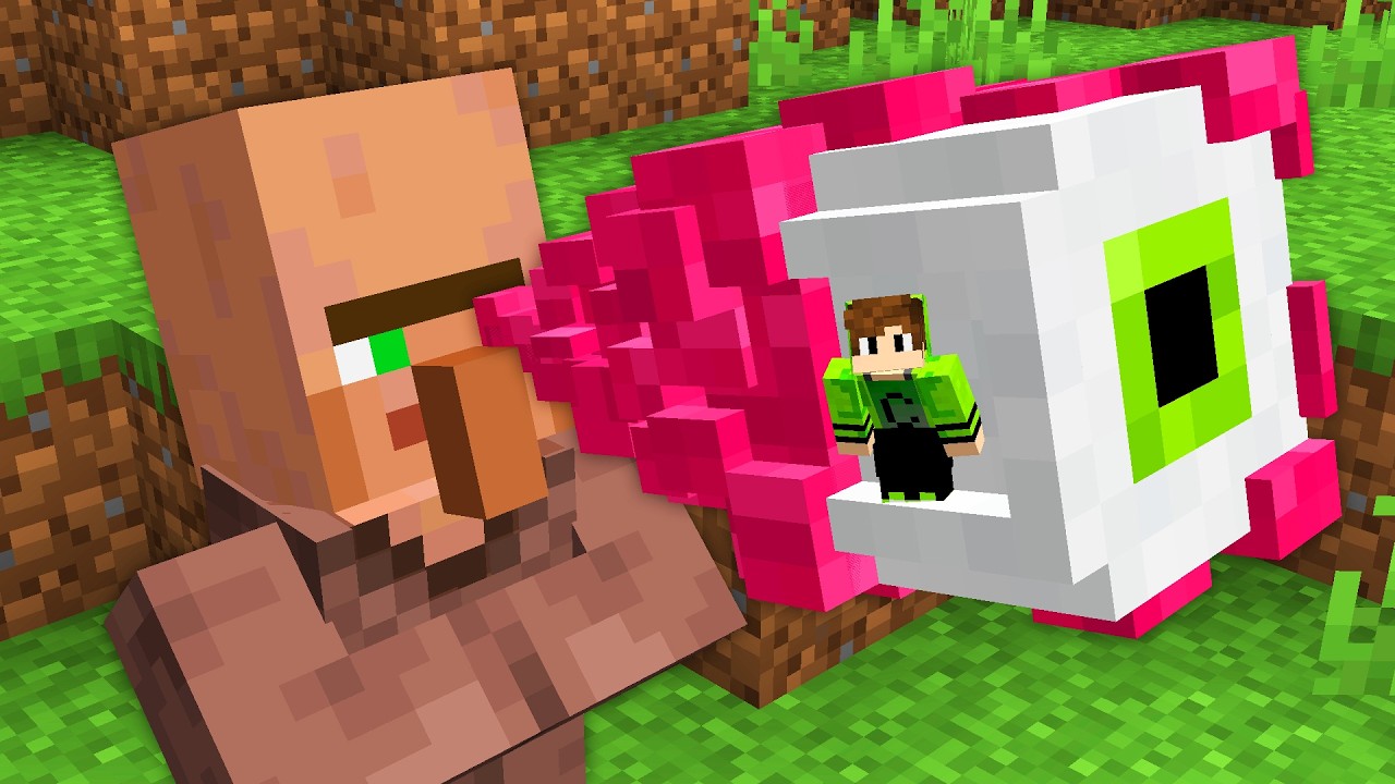 Entrei DENTRO do CORPO dos VILLAGERS