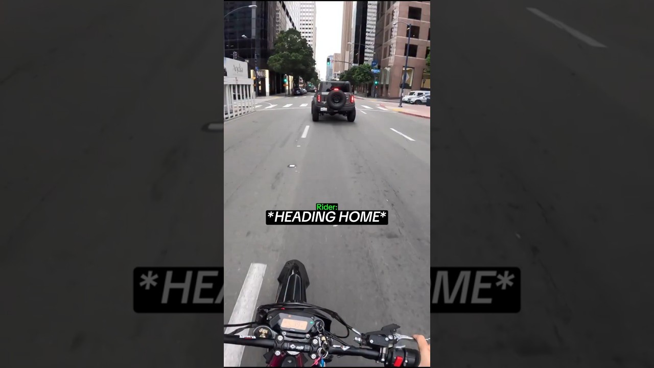 Biker Ride Home Ends Badly..