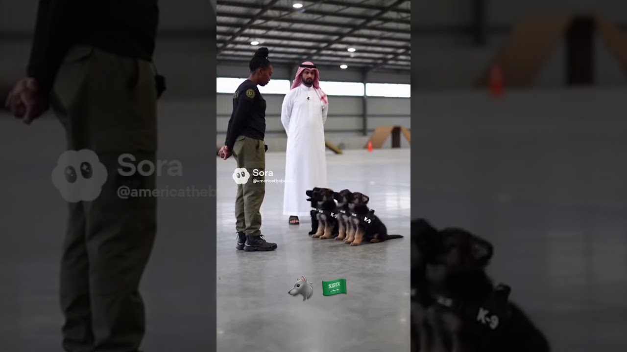 German shepherd k9 puppies training for Saudi Arabia #germanshepherd #k9 #puppy #saudiarabia #fyp
