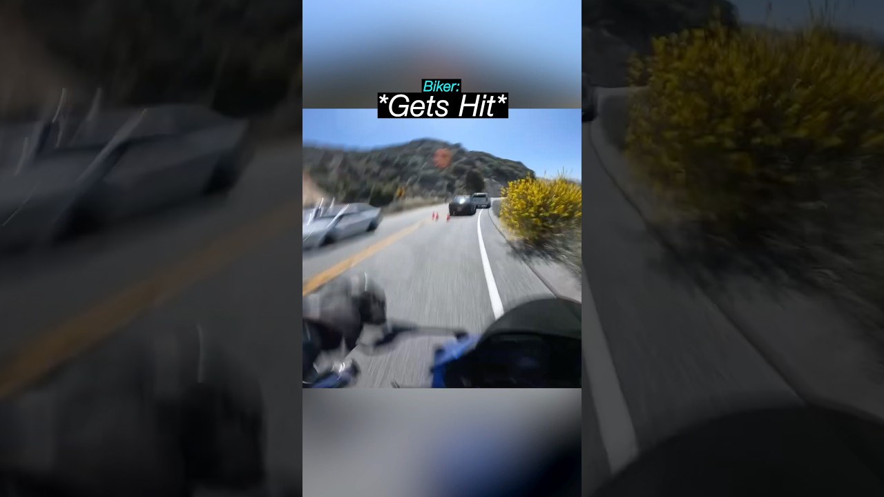 Biker Gets REAR ENDED By Biker 🤕💥 @bqueen_1340cc