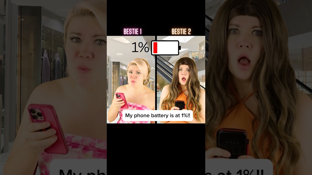 #pov Your phone battery is at 1%