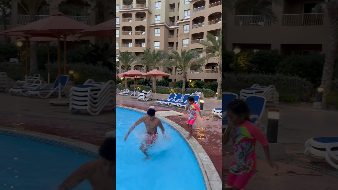 الاطفال في نهاية الصيف🤣🌞⛱️