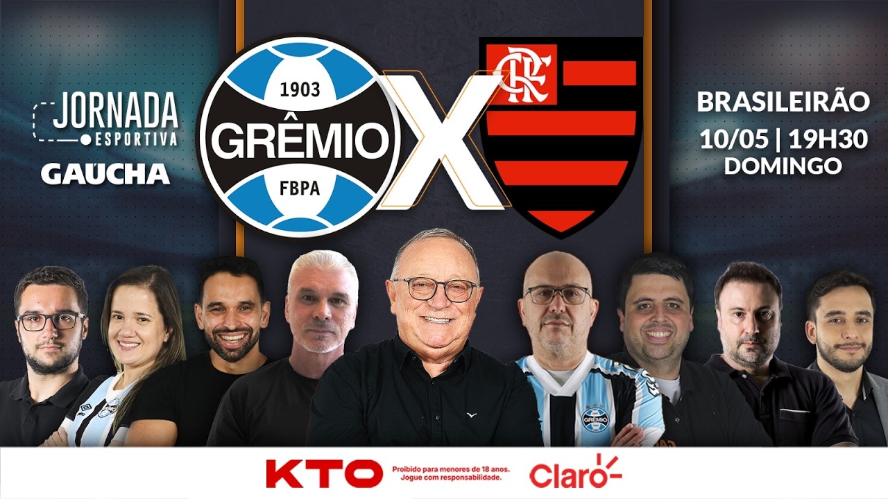GRÊMIO 0x1 FLAMENGO | BRASILEIRÃO | JORNADA DIGITAL | 10/05/2026